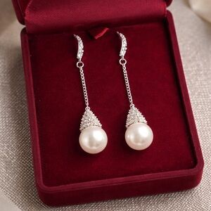 Bridal Pearl Drop Earrings – Wedding / Bridal Jewelry, NWT